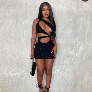 Black birthday dress